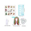 Woohome Kit de 48 piezas de papel Quilling para hacer