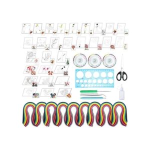Woohome Kit de 48 piezas de papel Quilling para hacer