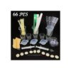 Woohome Juego de 66 herramientas de resina epoxi