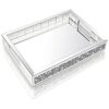 Wocred Organizador de joyas de espejo para dormitorio