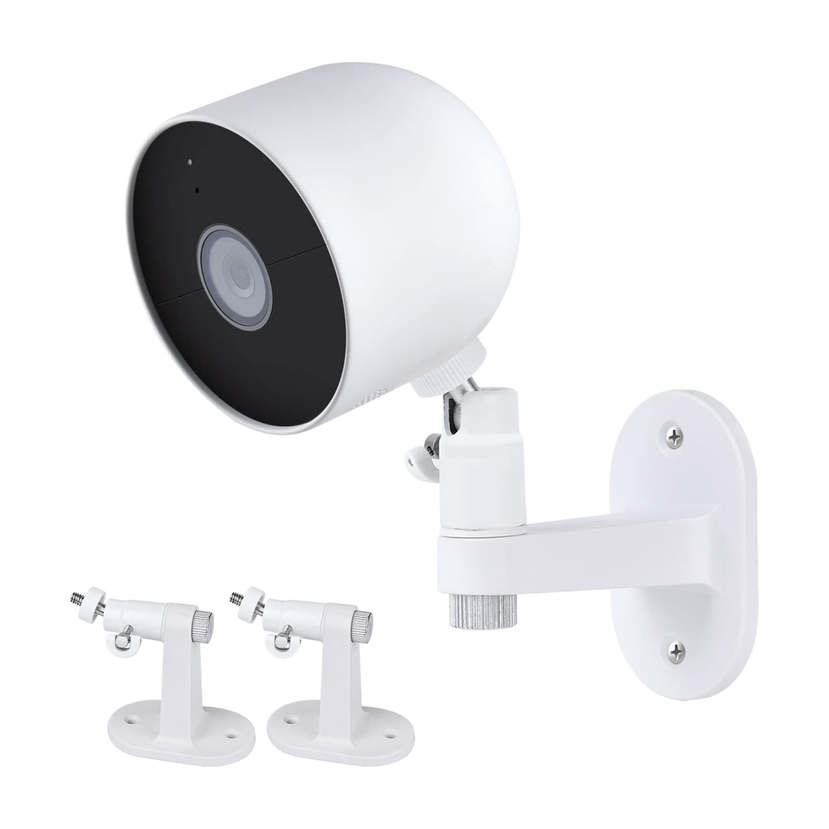 Paquete de 2 soportes de pared ajustables de seguridad