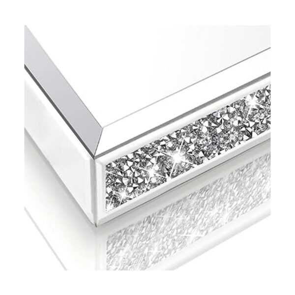 Wocred Organizador de joyas de espejo para dormitorio