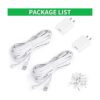 Paquete de 2 cables de alimentación compatibles con Google_4