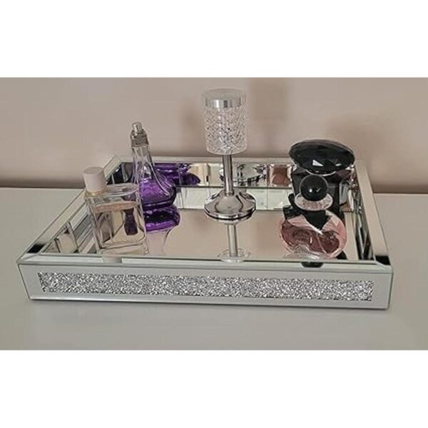 Wocred Organizador de joyas de espejo para dormitorio