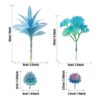 Woohome 10 plantas suculentas artificiales suculentas