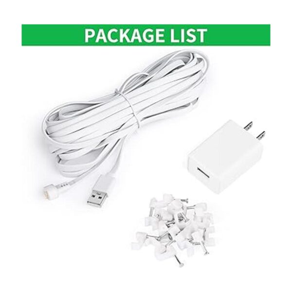 Cable de alimentación compatible con Google Nest Cam_4