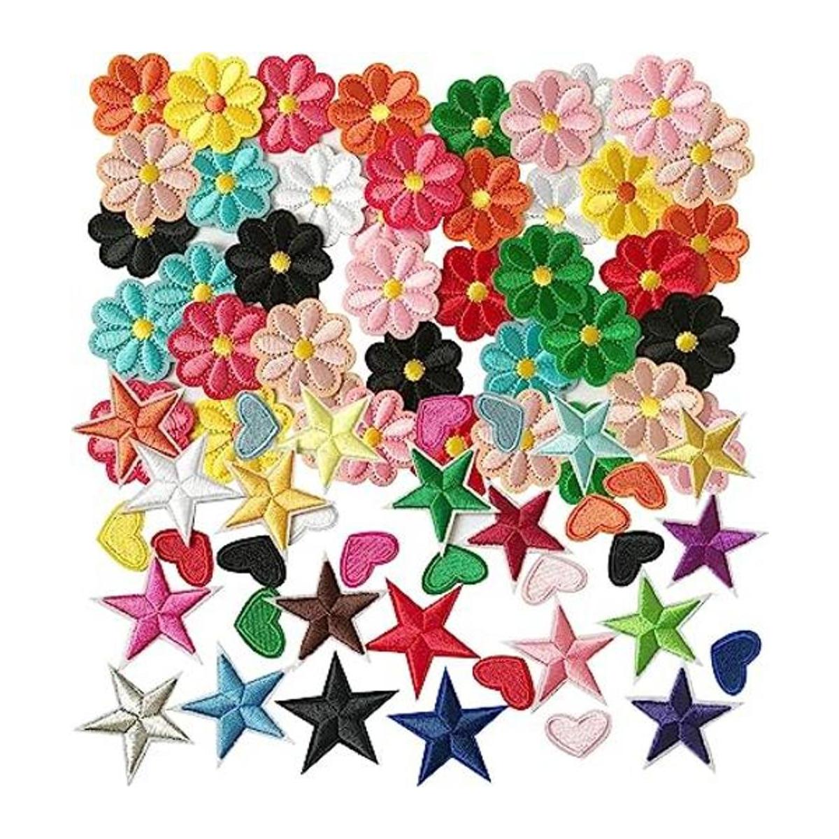 Woohome 80 parches para planchar parches mixtos con forma