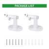 Paquete de 2 soportes de pared ajustables de seguridad