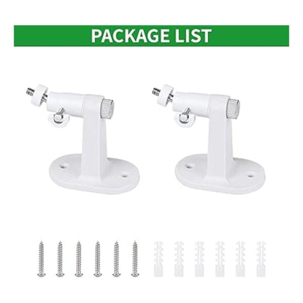 Paquete de 2 soportes de pared ajustables de seguridad