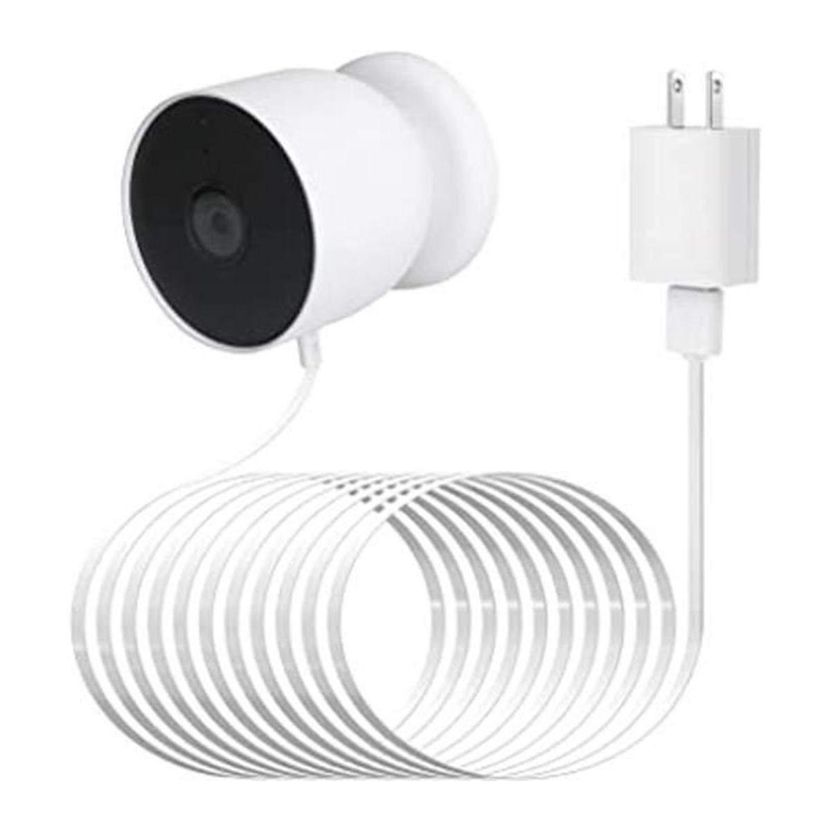 Cable de alimentación compatible con Google Nest Cam