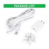 Adaptador de corriente para Google Nest Cam batería con_3