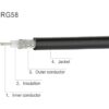 Wlaniot Cable RG58 de baja pérdida N macho a SMA macho_3