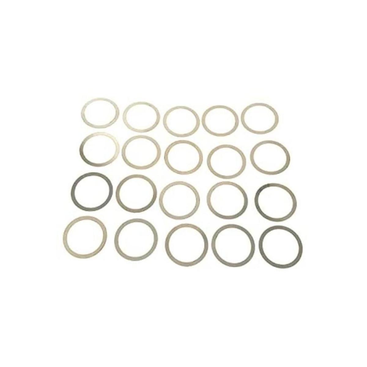 RC Diff Shims Arandelas metálicas finas 0.512 x 0.630 x