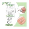 Juego de despedida de soltera con 50 anillos falsos