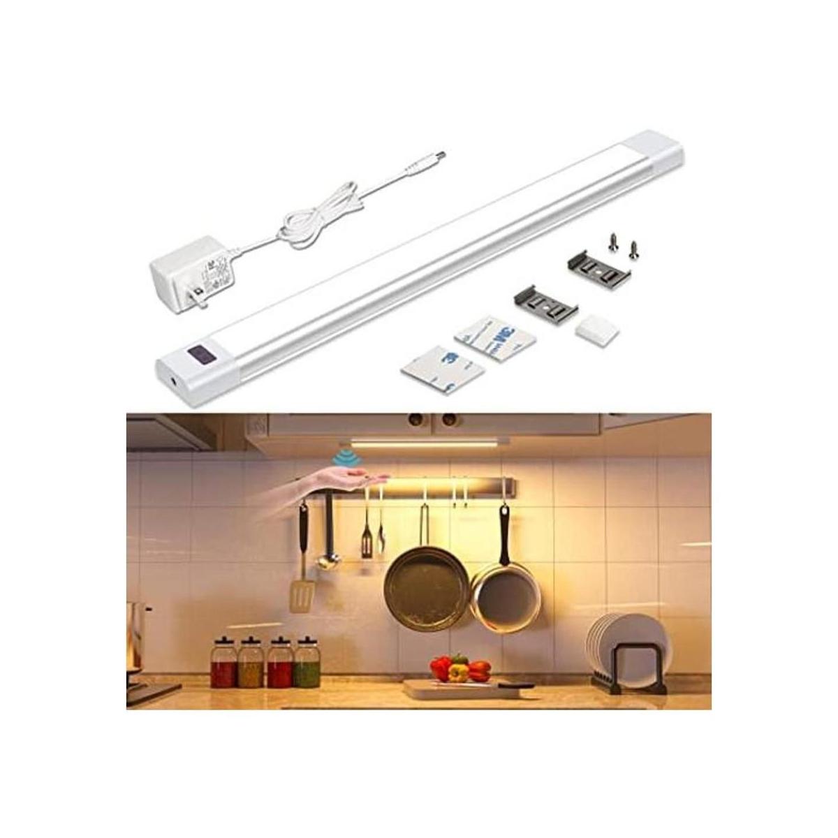 WOBANE Barra de luz LED enchufable con adaptador ETL
