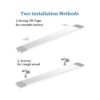 WOBANE Barra de luz LED enchufable con adaptador ETL_3