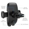 Soporte para teléfono de coche WizGear 2 unidades de_2