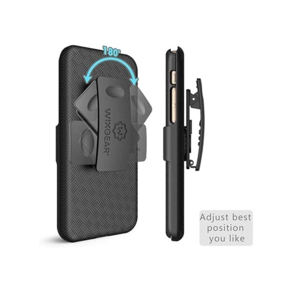 WixGear Funda para iPhone SE 2020 Pro Max con soporte y_2