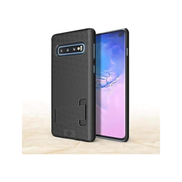WizGear Funda para Samsung Galaxy S10 con soporte y clip_2