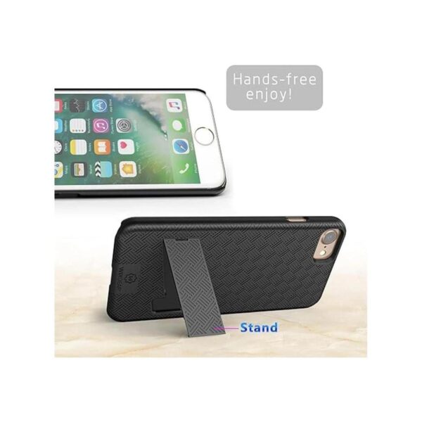WixGear Funda para iPhone SE 2020 Pro Max con soporte y_4