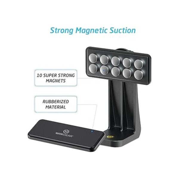 WixGear Soporte de teléfono fuerte para trípode magnético