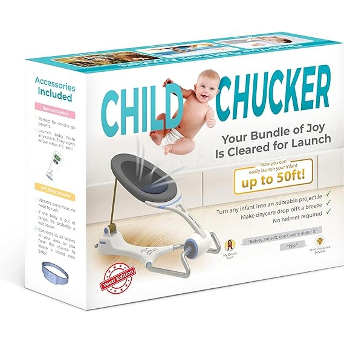 Witty Yeti Divertida caja vacía de regalo de chucker para