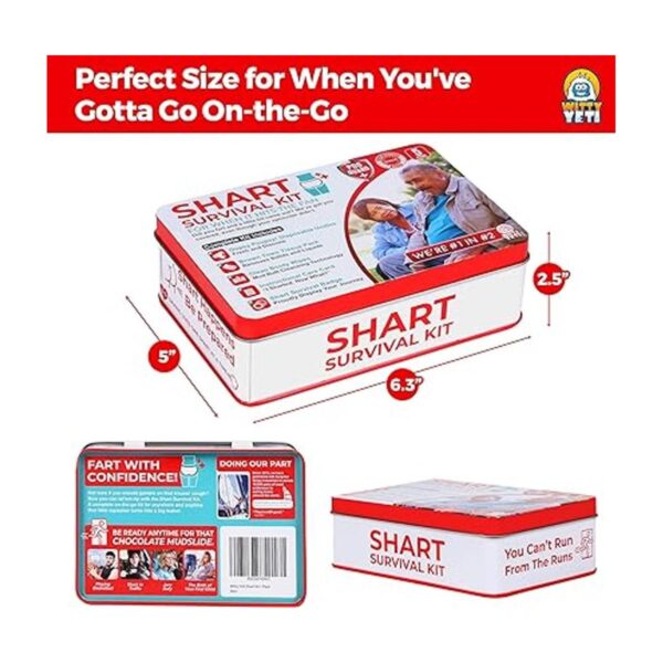 Divertido kit de supervivencia de Shart de Witty Yeti. El