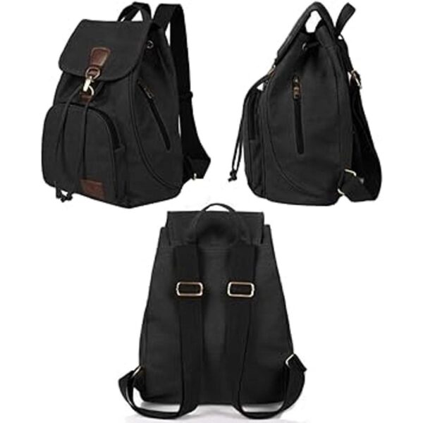 WITERY Mochila de lona para mujer mochila escolar para
