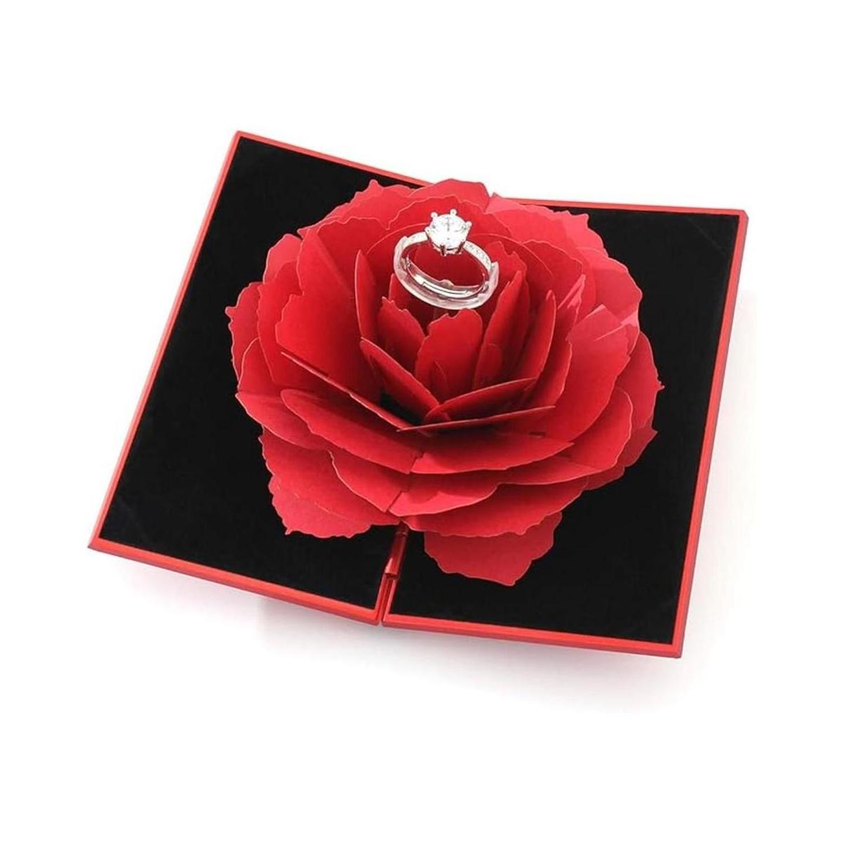 Wislist Caja de anillo creativa pequeña para propuesta