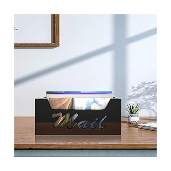 Wishacc Caja de soporte para cartas de correo de acrílico_2