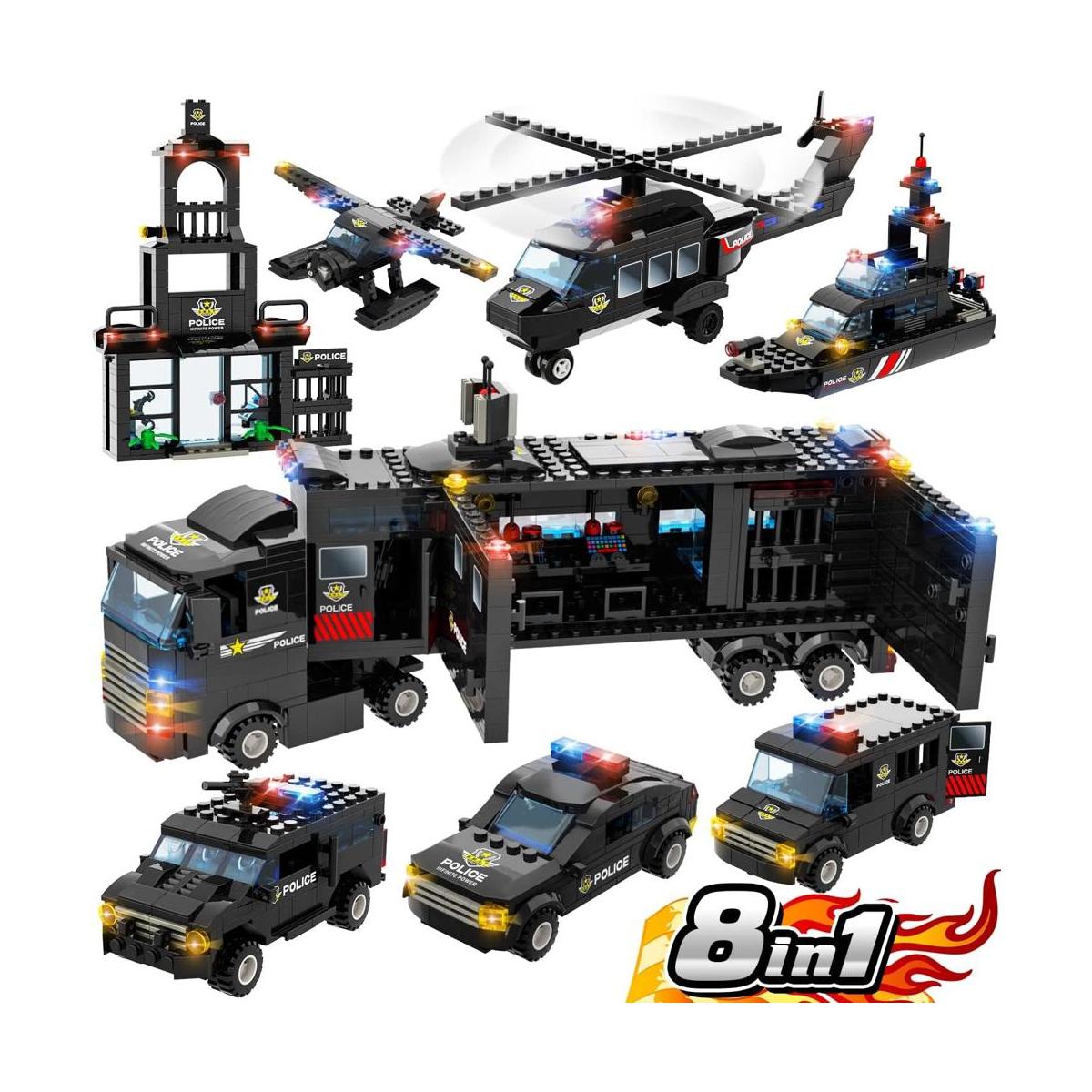 Juego de 1020 bloques de construcción de la estación de