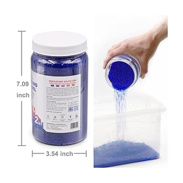 Wisesorb Gel de sílice de 2 libras cuentas de sílice_2