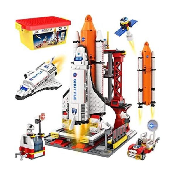 City Space Exploration Shuttle Toy Juegos de bloques de_1