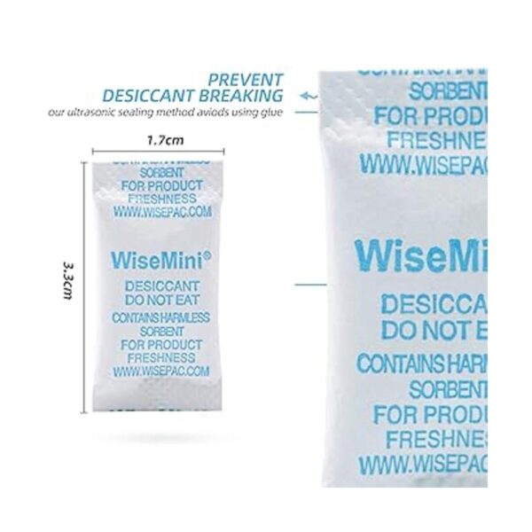 Wisesorb Paquetes de gel de sílice 0.02 oz 200 paquetes_2