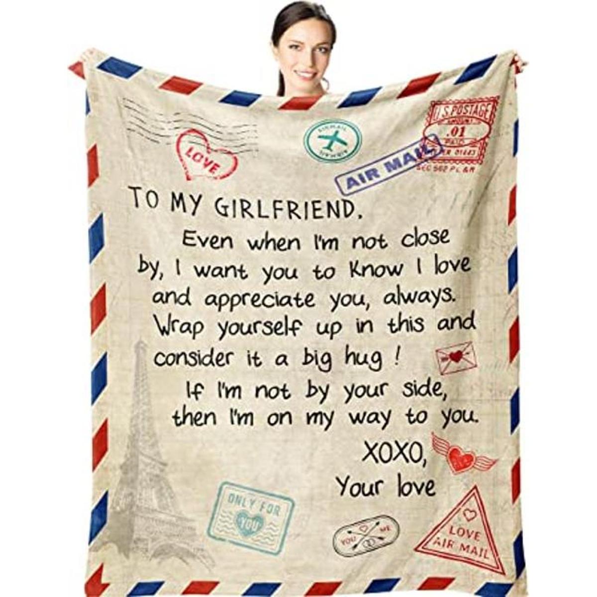 Wisegem Manta de regalo para novia regalo de cumpleaños