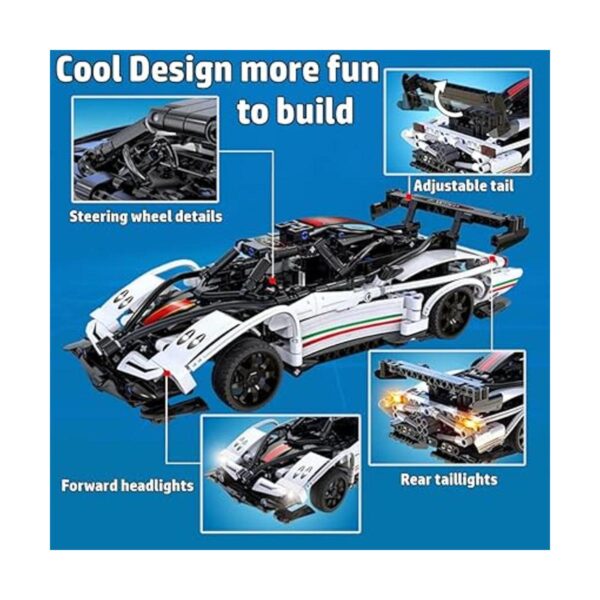 WisePlay Kits de coche modelo para construir para adultos_3