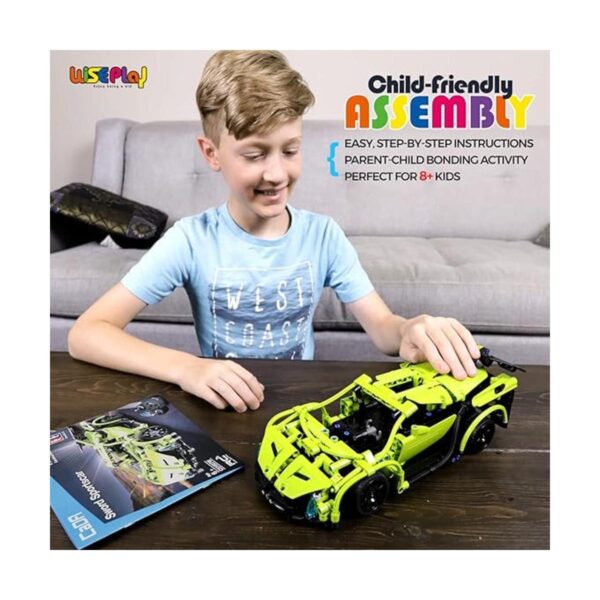 WisePlay Juguetes de construcción de tallo para niños de 8_2