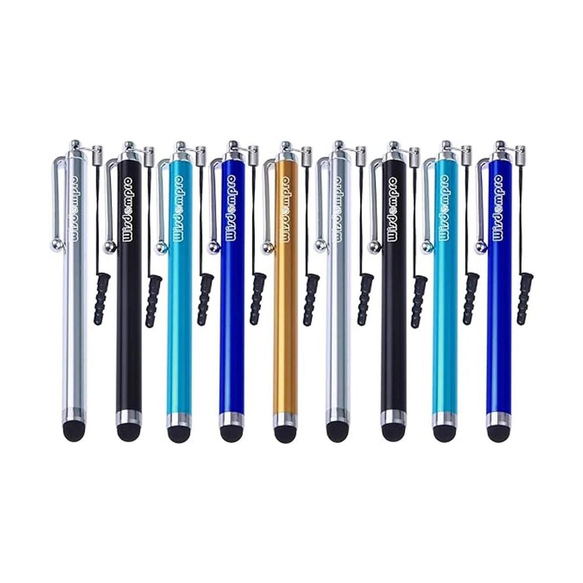 Stylus wisdompro 9 pack punta de goma lápiz capacitivo