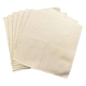 Tela de aguja perforada 6 piezas de tela de costura de
