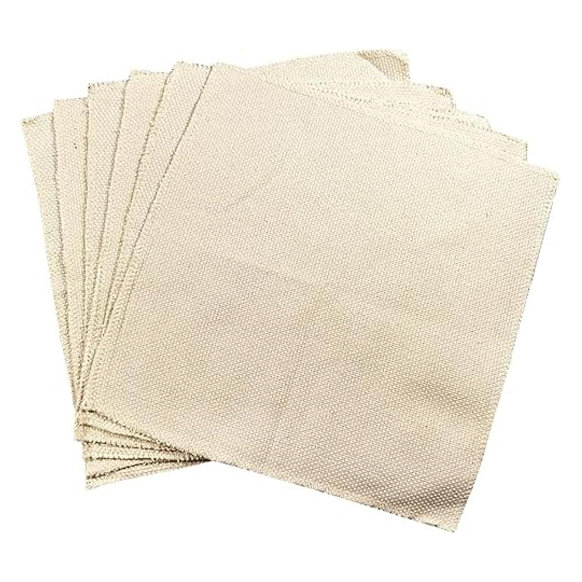 Tela de aguja perforada 6 piezas de tela de costura de