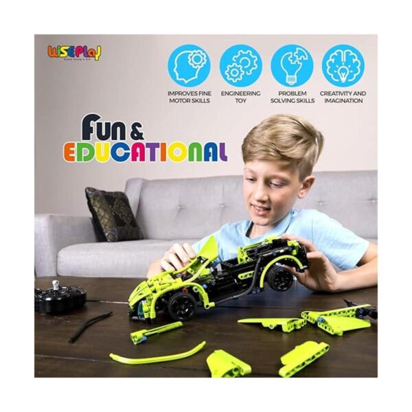 WisePlay Juguetes de construcción de tallo para niños de 8_3
