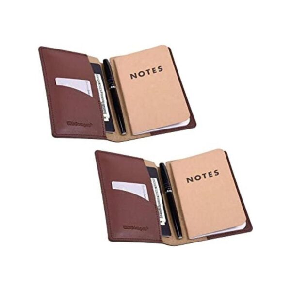 Wisdompro Juego de 2 fundas para cuaderno de piel_1
