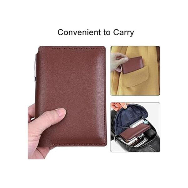 Wisdompro Juego de 2 fundas para cuaderno de piel_4