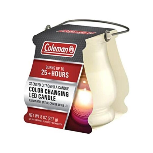 Coleman Vela LED que cambia de color vela de citronela_1