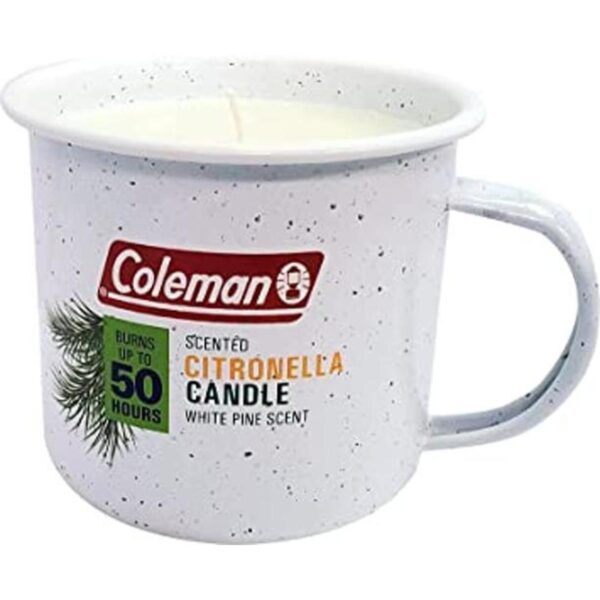 Coleman Repellents Taza de lata para exteriores vela de_1