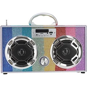 Wireless Express Mini Boombox con altavoces LED Altavoz_1