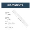 Kit de cubrecable canal 1 por 2 unidades C110 Wiremold_5