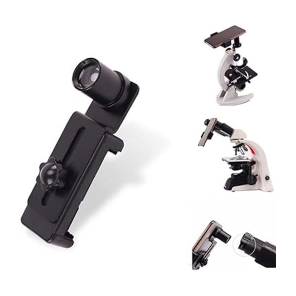 Soporte de metal para microscopio para teléfono móvil de_2