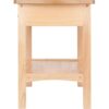 Mesita de noche Winsome Wood con cajón y estante Madera_5