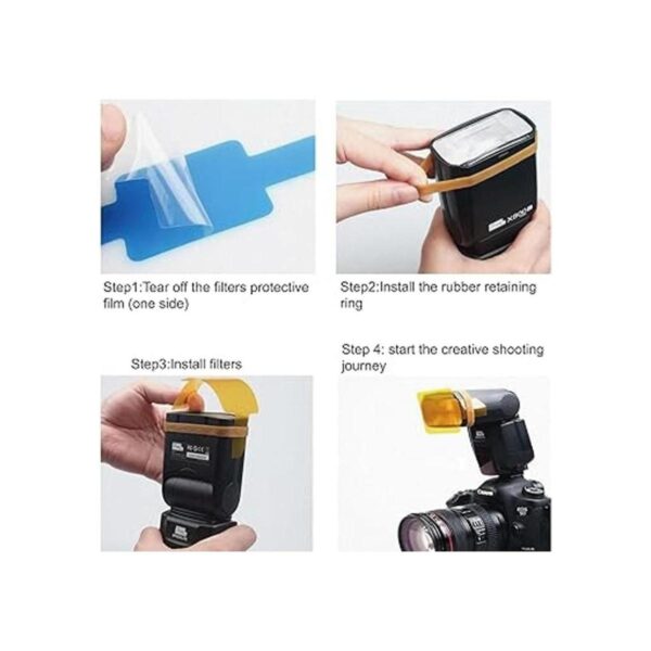 Universal Flash Gels Lighting Filter WS1 20 PC Kits de_2